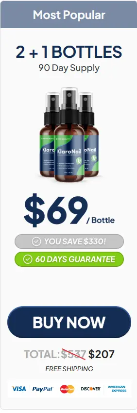 KlaroNail three bottles order